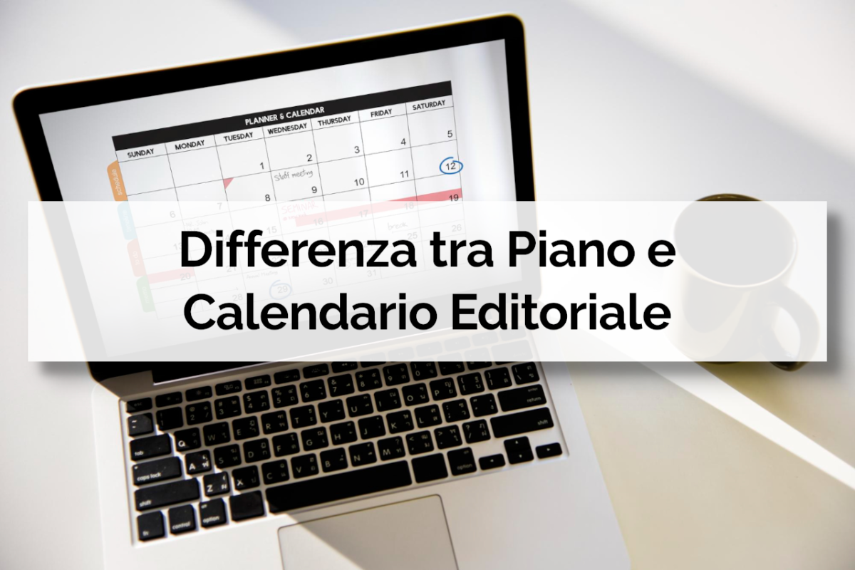 piano calendario editoriale