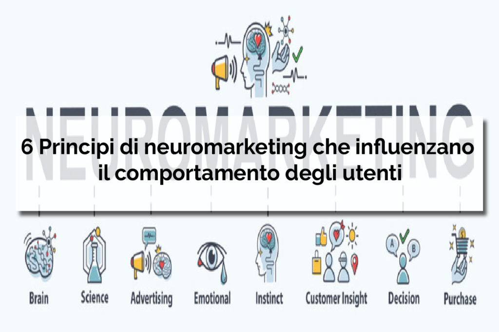 6 Principi di neuromarketing che influenzano il comportamento degli utenti