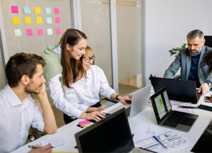 Gruppo di lavoro in riunione