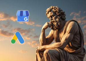 Statua-che-riflette-Google-Ads-google-profile